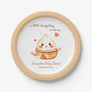 Assiettes En Carton Petit Baby shower d'aquarelle mignon