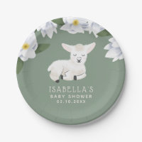 Petit Baby shower de fleurs d'agneau Magnolia