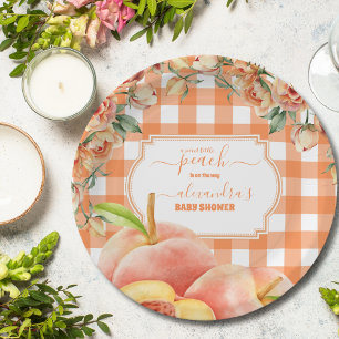 Assiettes En Carton Petit Baby shower doux