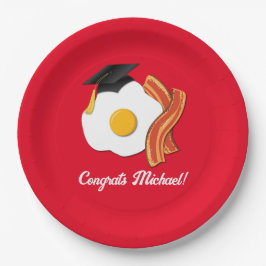 Assiettes En Carton Petit-déjeuner Brunch Graduation Party