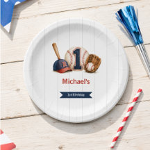 Petit Recrue 1er Anniversaire Baseball