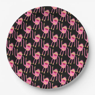 Assiettes En Carton Petit Singe mignon