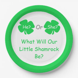 Assiettes En Carton Petite révélation Shamrock sur le genre