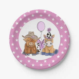 Assiettes En Carton Petite Rodéo Plaques de fête d'anniversaire - Fill