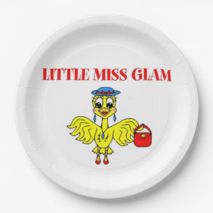 ASSIETTES EN CARTON PEU DE GLAM MISS