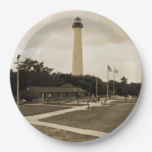 Assiettes En Carton Phare de Cape May