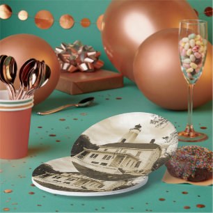 Assiettes En Carton Phare de Sandy Hook