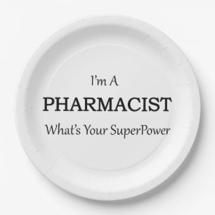 ASSIETTES EN CARTON PHARMACIEN