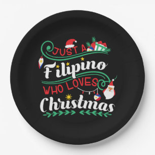 Assiettes En Carton Philippines - Les Philippins qui aiment Noël