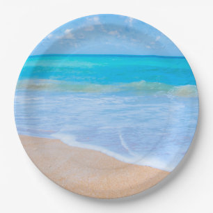 Assiettes En Carton Photo Amazing Beach Tropical Scene