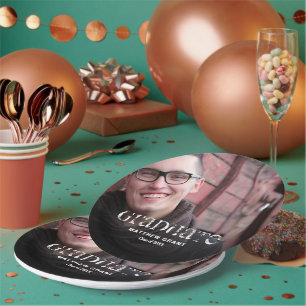 Assiettes En Carton Photo de célébration de fin d'études branché