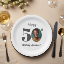 Photo de fête d'anniversaire 50 ans audacieux