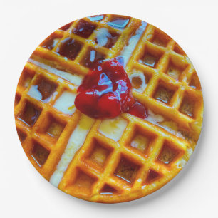 Assiettes En Carton Photo gaufre