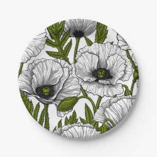 Assiettes En Carton Photos blanches sur blanc