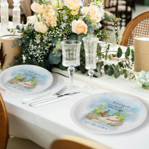 Assiettes En Carton Piano élégant Violon tourterelles Mariage Luxe