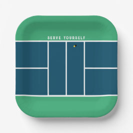 Assiettes En Carton Pickleball