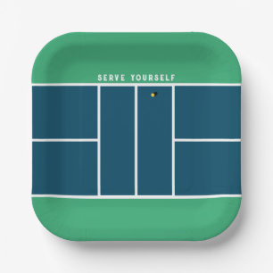 Assiettes En Carton Pickleball