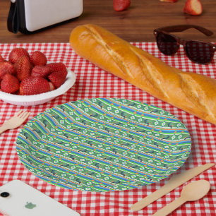 Assiettes En Carton Pickleball Été, Pickleball Party, Potluck