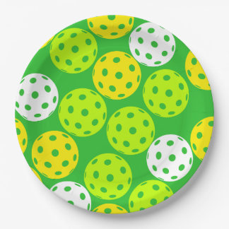 Assiettes En Carton Pickleball | Plaques de papier de partie