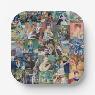 Assiettes En Carton Pierre-Auguste Renoir - Chefs-d'oeuvre