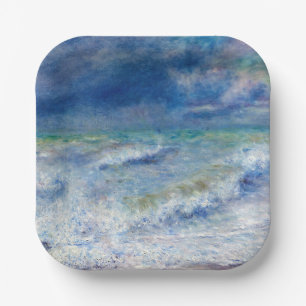 Assiettes En Carton Pierre-Auguste Renoir - La mer