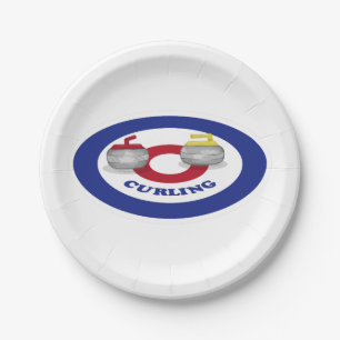 Assiettes En Carton Pierre de curling