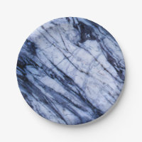 Pierre de marbre bleu et blanc moderne chic