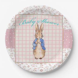 Assiettes En Carton Pierre le lapin Baby shower Napkin
