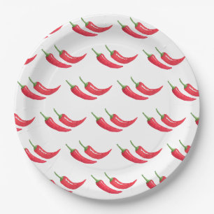 Assiettes En Carton Piment