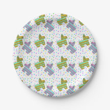 Piñatas et confettis