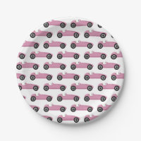 Pink Race Car Girl Racing Anniversaire