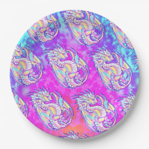 Assiettes En Carton Pink Scribble mignonne Girone Dragon Wyvern Inugam