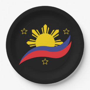 Assiettes En Carton Pinoy Flag