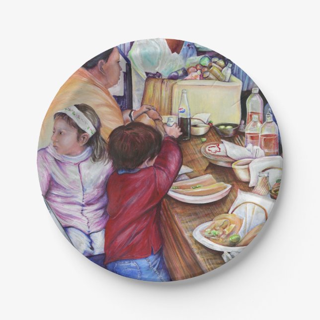 Assiettes En Carton Pique-nique agréable, Mexique (Devant)