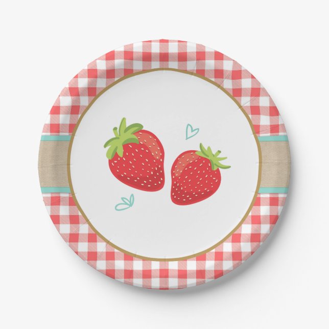 Assiettes En Carton Pique-nique d'été de plaques à papier (Devant)