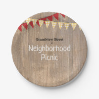Pique-nique Rustique Jaune Plaid Quartier