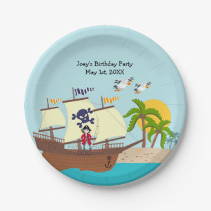 Assiettes En Carton Pirate kid birthday