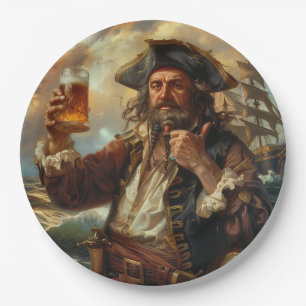 Assiettes En Carton Pirate Man Cave Bar Boisson Table BBQ
