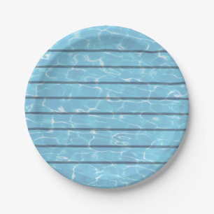 Assiettes En Carton Piscine Pour Les Nageurs