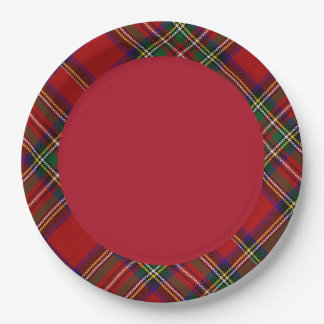 Assiettes En Carton PixDezines Plaque de papier Tartan écossais McLean