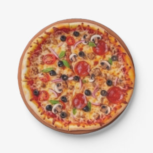 Assiettes En Carton Pizza