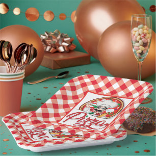 Assiettes En Carton Pizza italienne