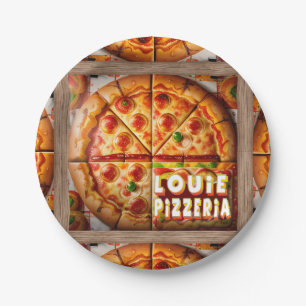 Assiettes En Carton Pizza Pizzeria Design