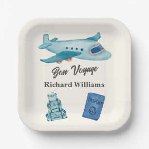 Assiettes En Carton Plan d'aventure voyage retraite