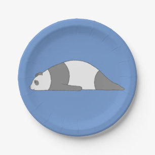 Assiettes En Carton Plancher Panda
