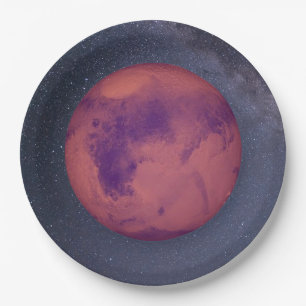 Assiettes En Carton Planète Mars