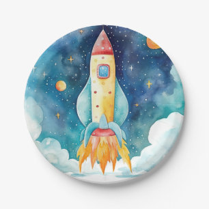 Assiettes En Carton Planètes spatiales premières
