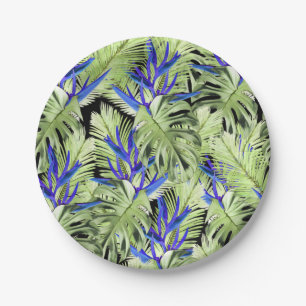 Assiettes En Carton Plante tropical 2