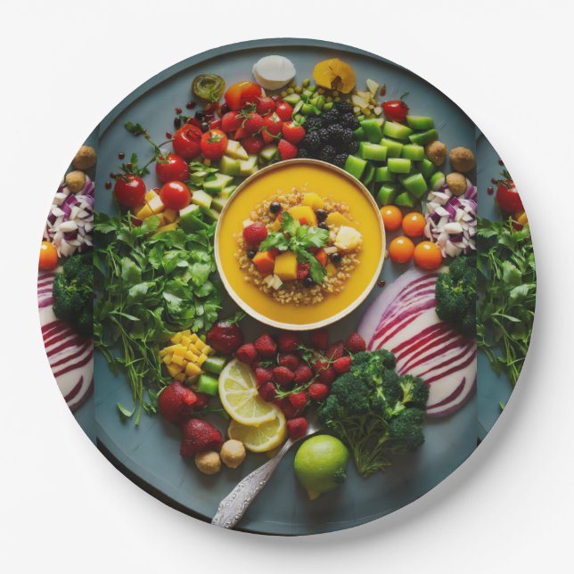 Assiettes En Carton plaque (Devant)