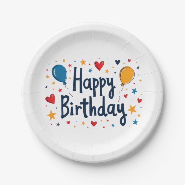 Assiettes En Carton Plaque (Devant)